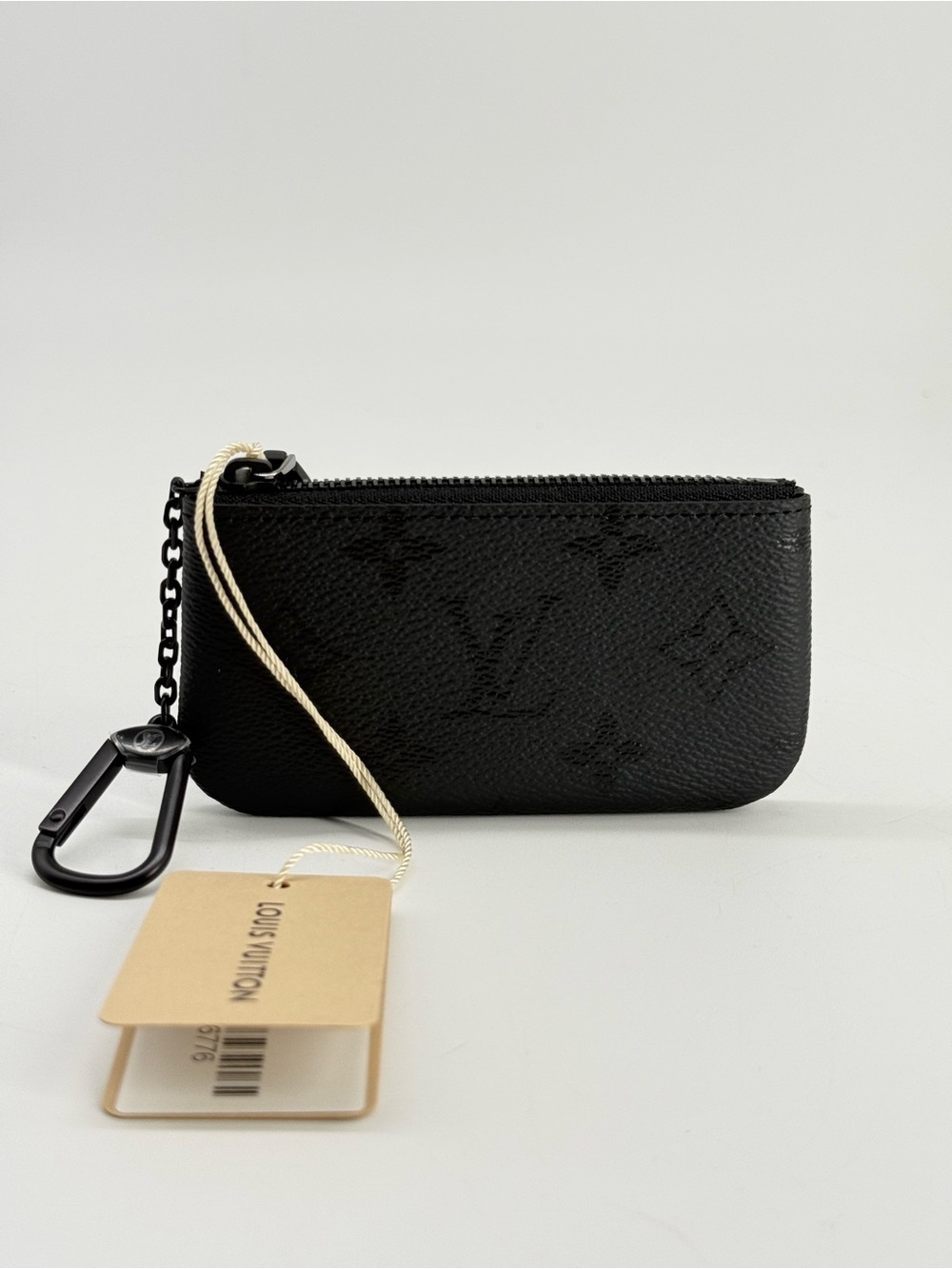 Louis Vuitton Black Monogram Zip Pouch Key